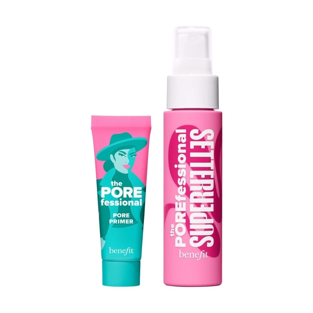 THE POREFESSIONAL POUR (SET DE PRIMER Y FIJADOR DE MAQUILLAJE EN TAMA&Ntilde;O MINI)